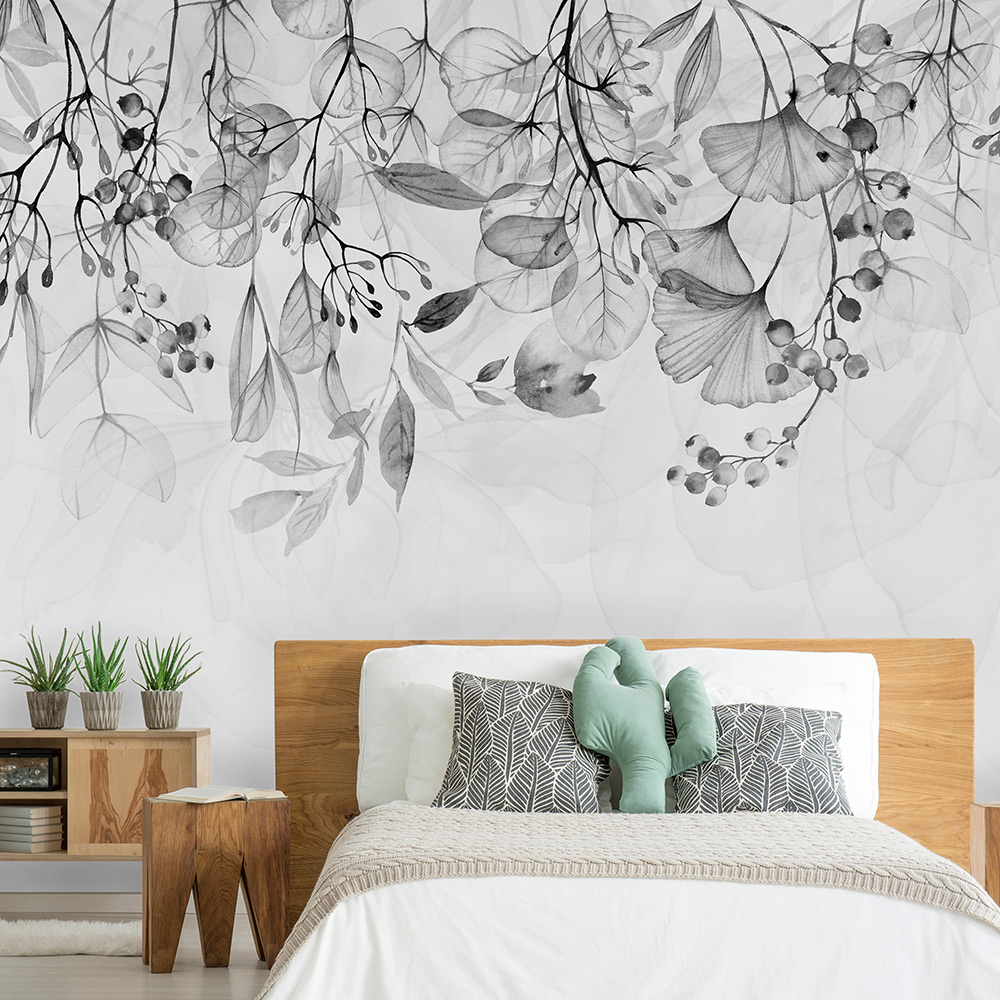 Fototapet Arkiio Foggy Nature - Grey
