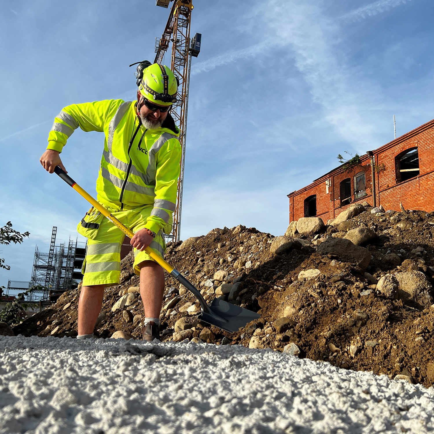 Skyffel Hörby Bruk Stål Lång