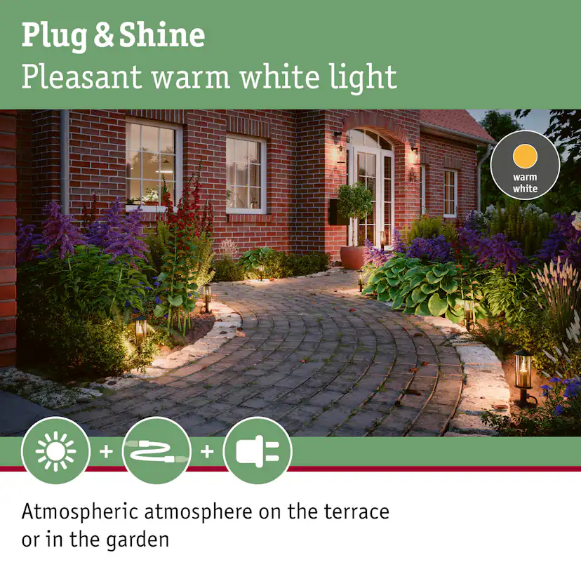 Pollare LED Paulmann Classic Mini Plug & Shine IP44 24V