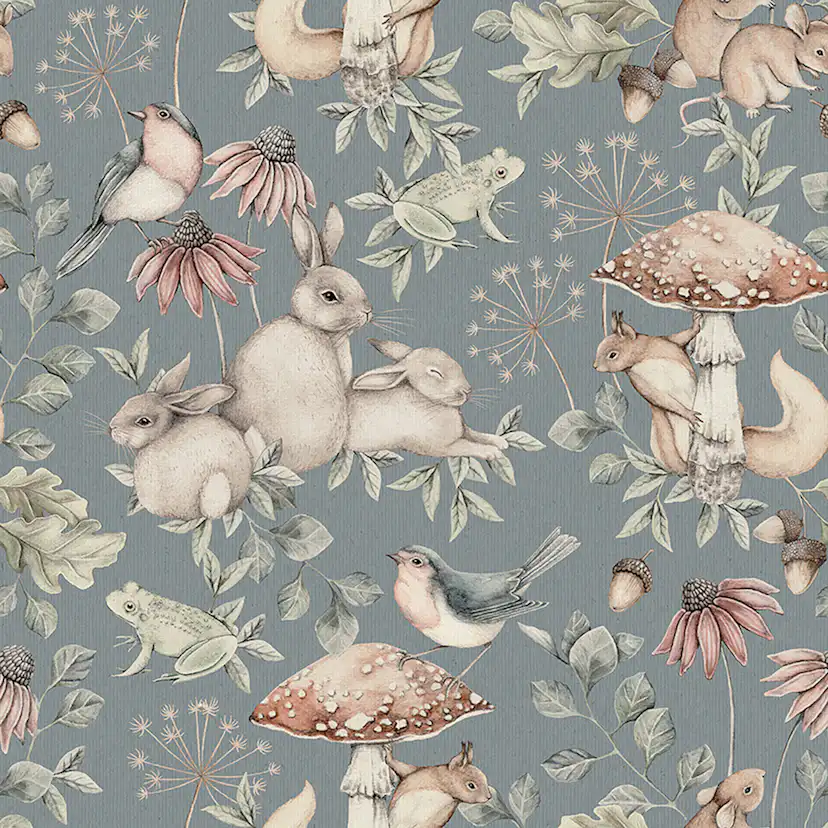 Barntapet Boråstapeter Newbie Wallpaper Minou 7482