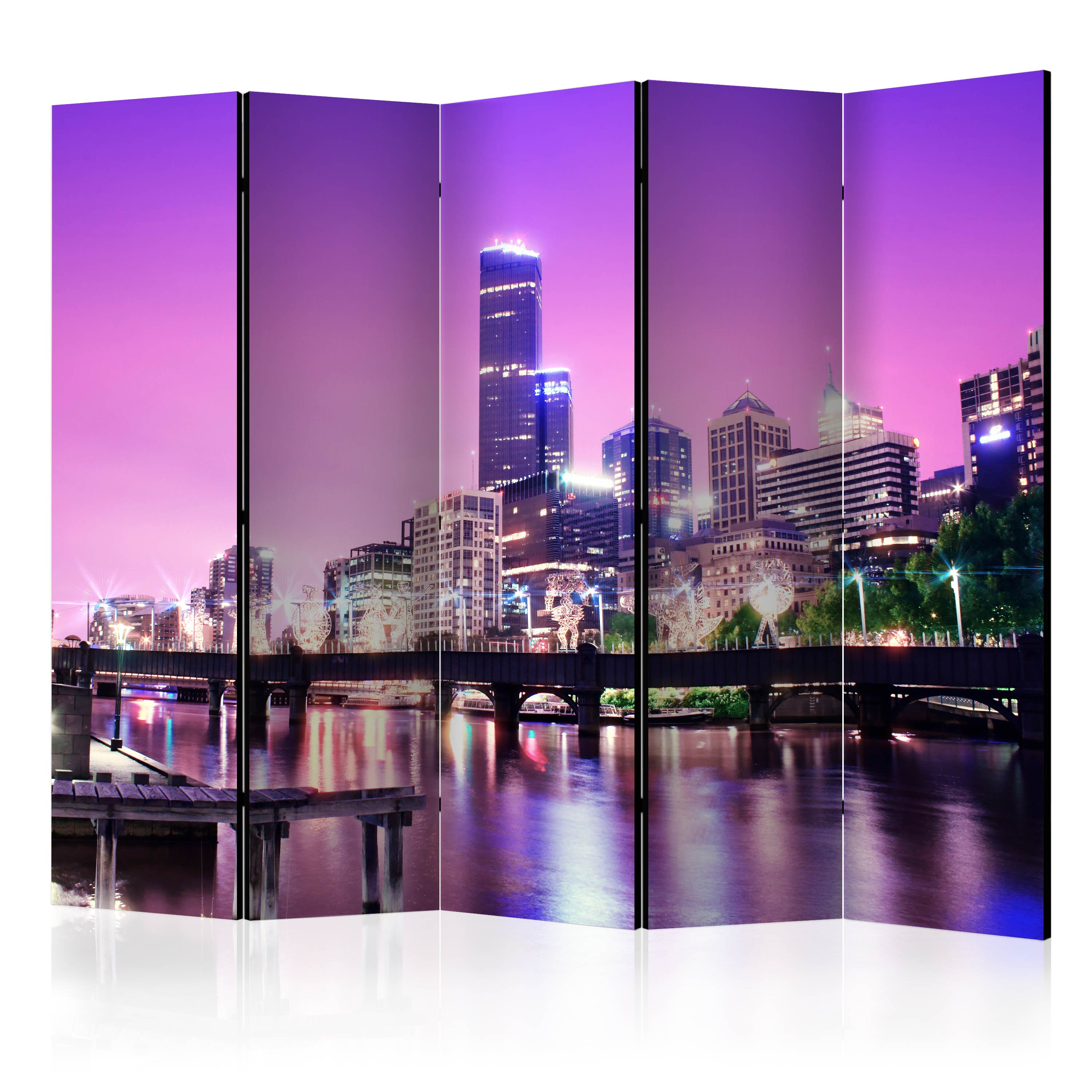 Rumsavdelare Skärmvägg Arkiio Purple Melbourne II 225x172 cm
