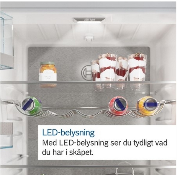 Fristående Kylskåp Bosch KSV33VLEP Serie 4 Inox-Look 176cm
