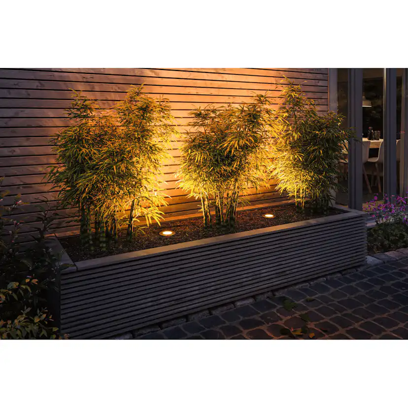 LED Infälld Markbelysning Paulmann Floor Rund IP67 230V Ljus: Gold Light (insektsvänlig)