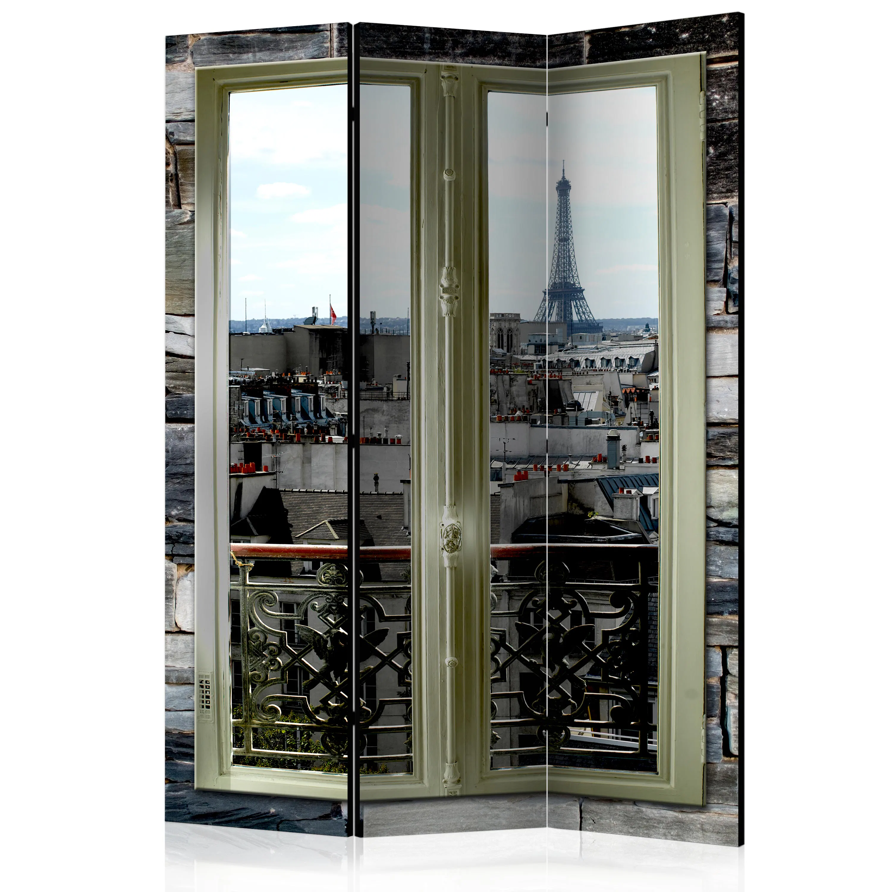 Rumsavdelare Skärmvägg Arkiio Parisian View 135x172 cm