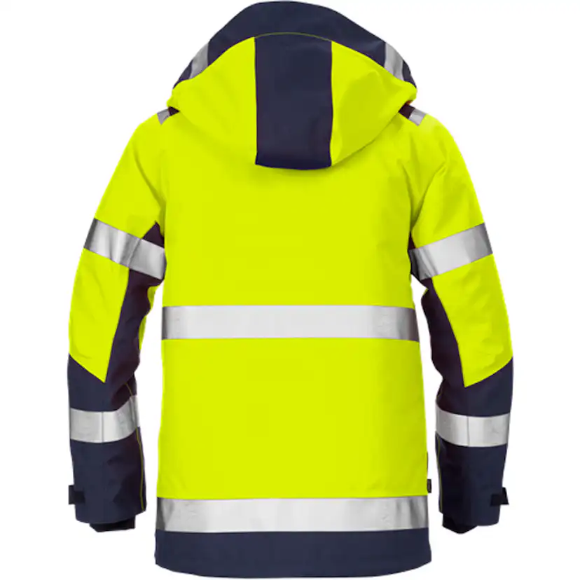 Varsel GORE-TEX Skaljacka 4988 GXB, klass 3 Storlek: L, Varselgul/Marinblå