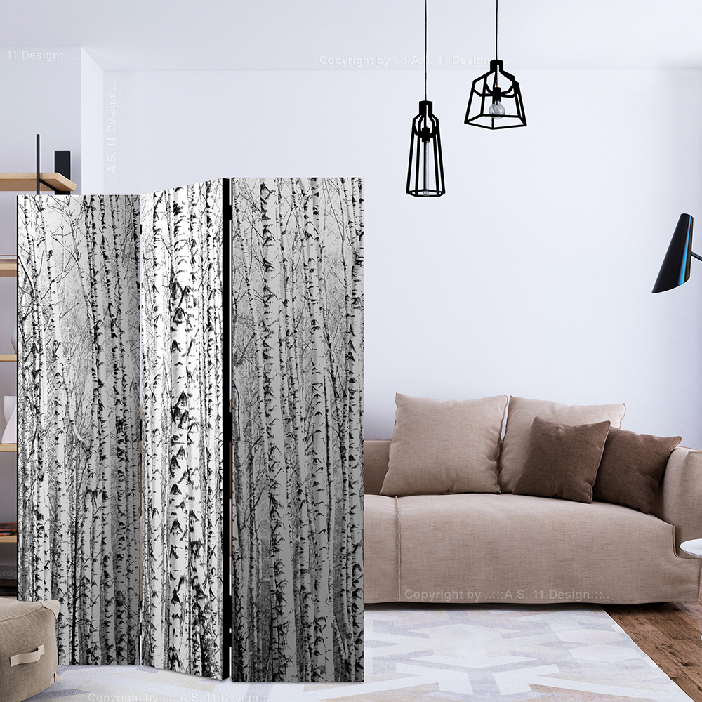 Rumsavdelare Skärmvägg Arkiio Birch Forest 135x172 cm