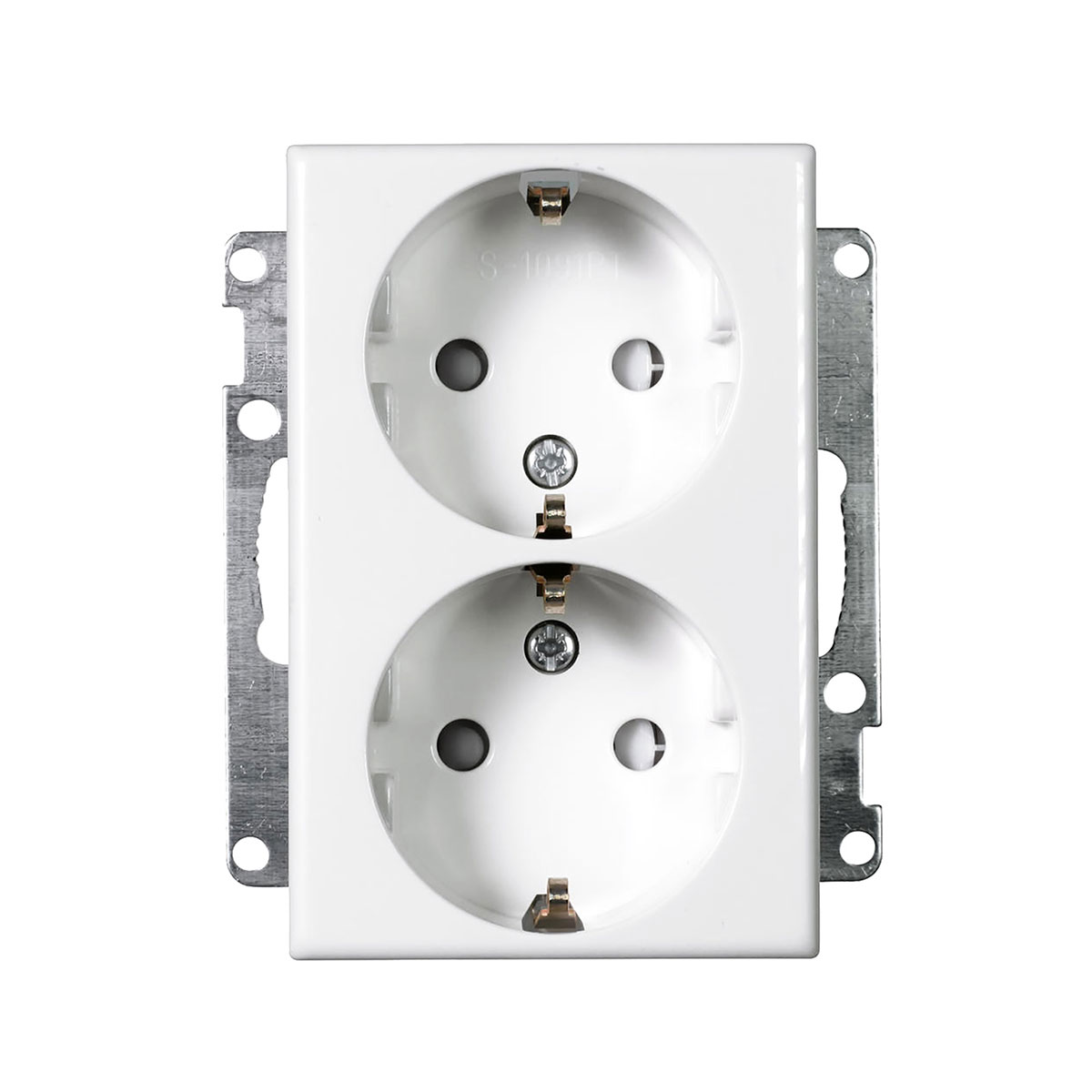 Vägguttag Elko 2-Vägs Utan ram RS Renvit