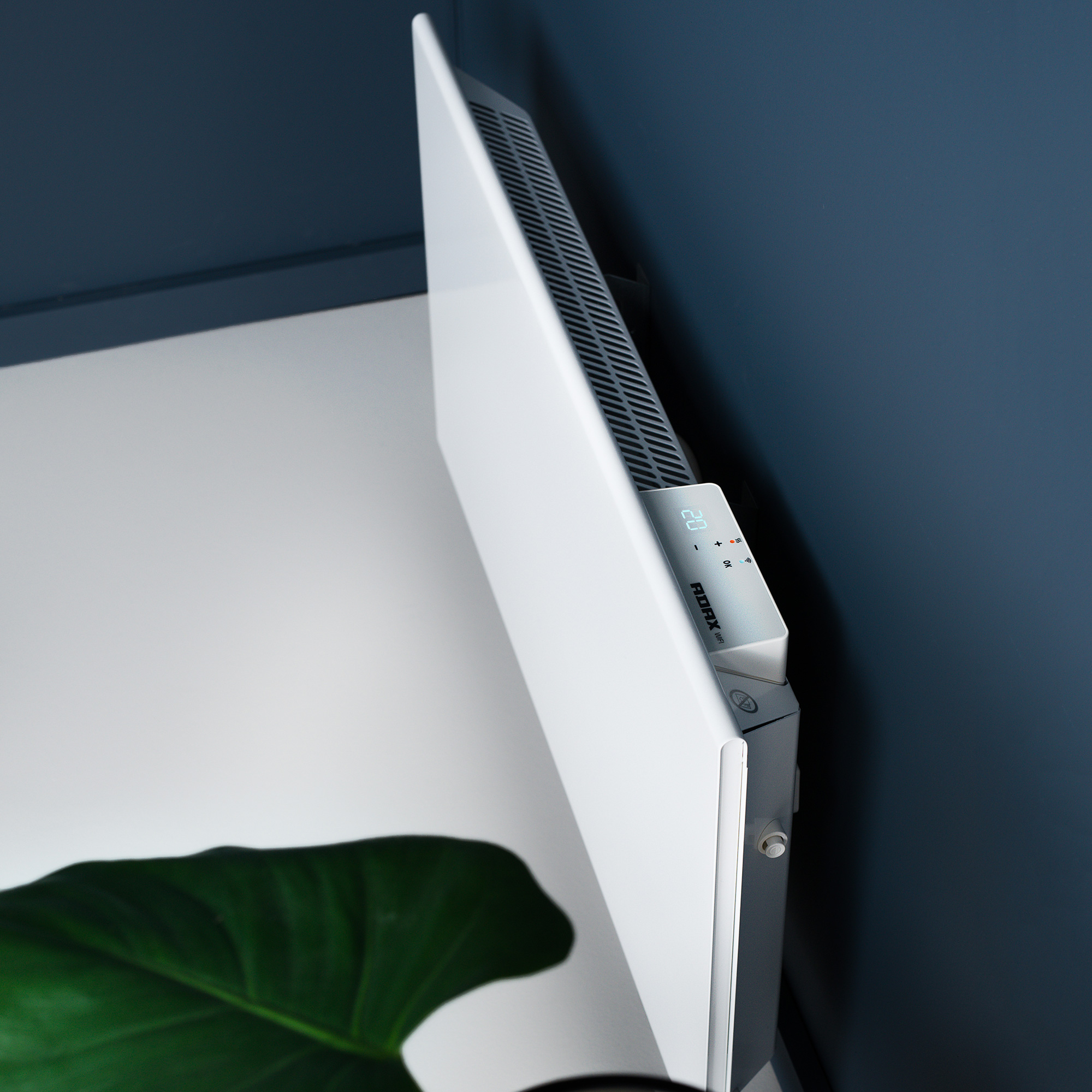 Elelement Adax Neo L KWT WiFi Vit Höjd 210mm Djup 87mm 230V Plug and play Effekt: 1200 W