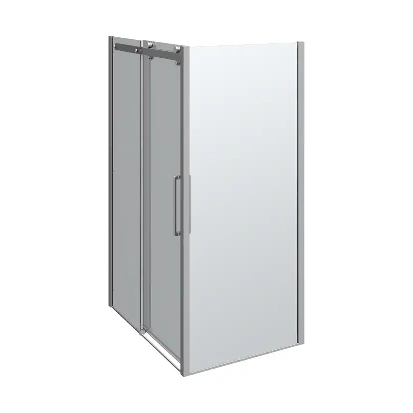 Deluxe skjutdörr med 1 fast vägg, vändbar, 120x90 cm 1200x900 mm