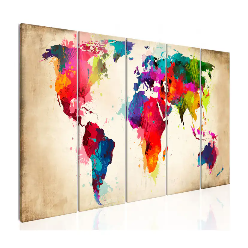Tavla Arkiio Bright Continents