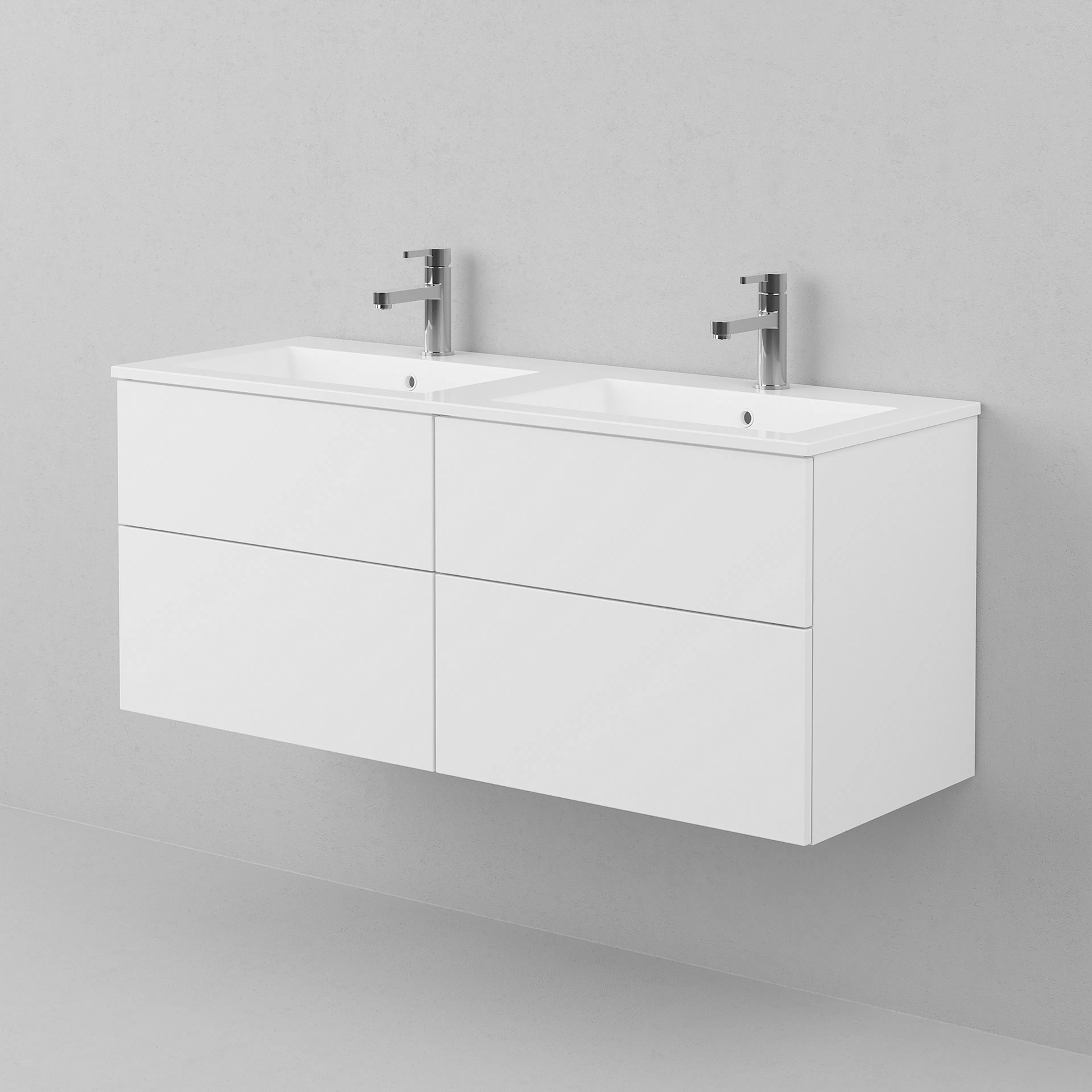 Kommod VISKAN Solid 120 D Premium White