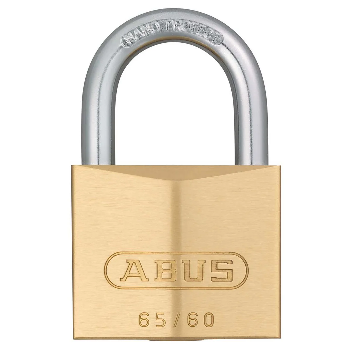 HÄNGLÅS 65/60 MÄSSING ABUS BxH: 60x97 mm