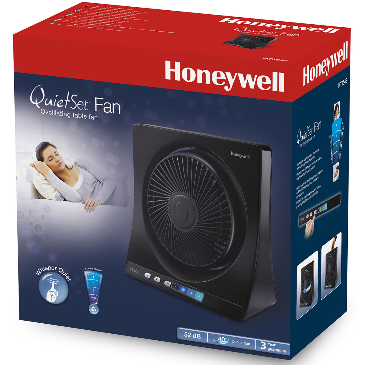 Bordsfläkt Honeywell Quiet Set HT354E4