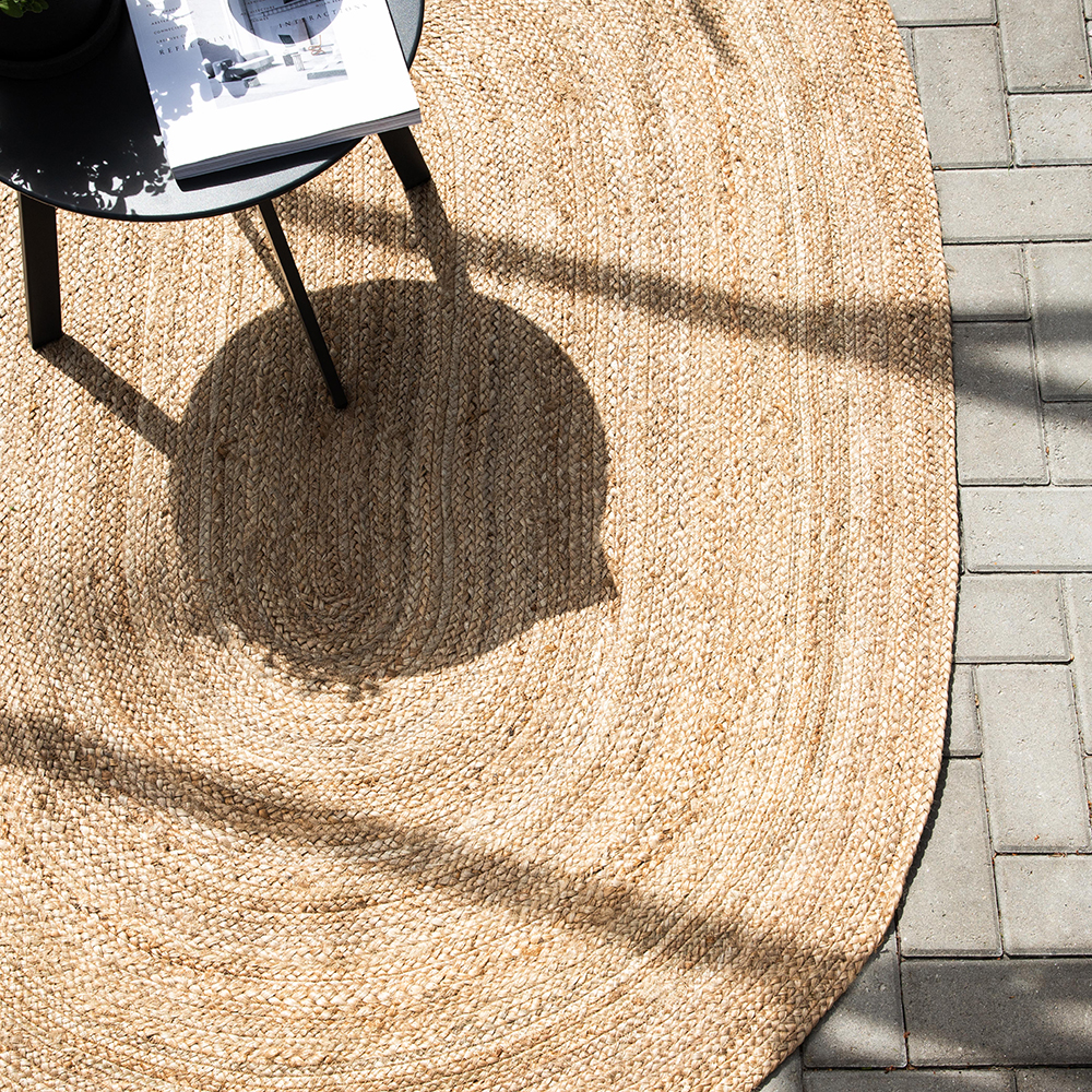 Oliver Jute - 50*90-Oval -Nature 50x90 cm