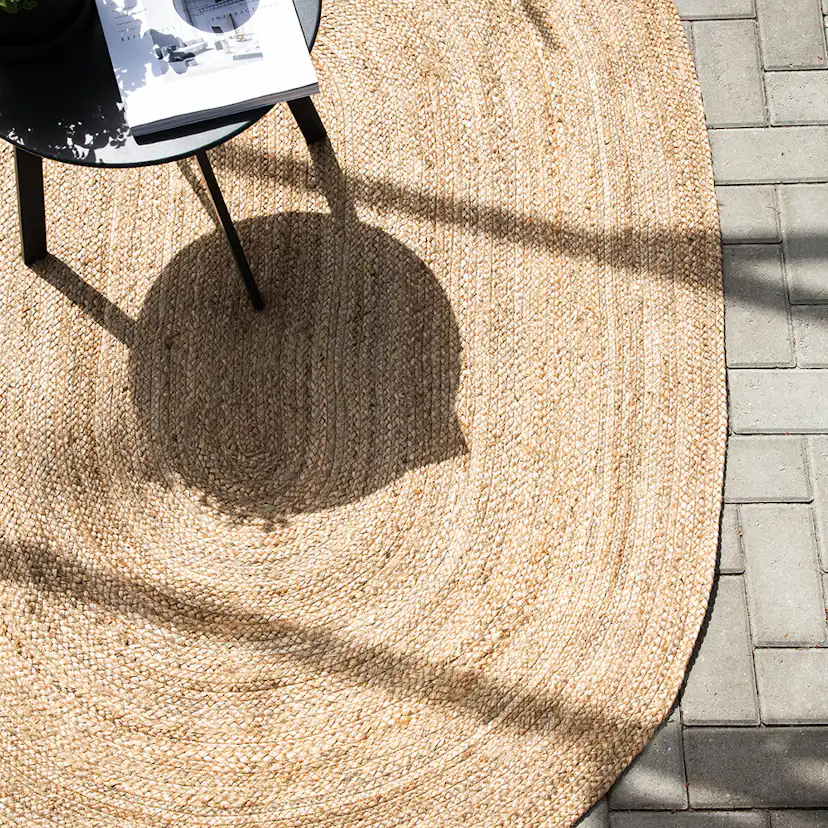 Oliver Jute - 50*90-Oval -Nature 50x90 cm