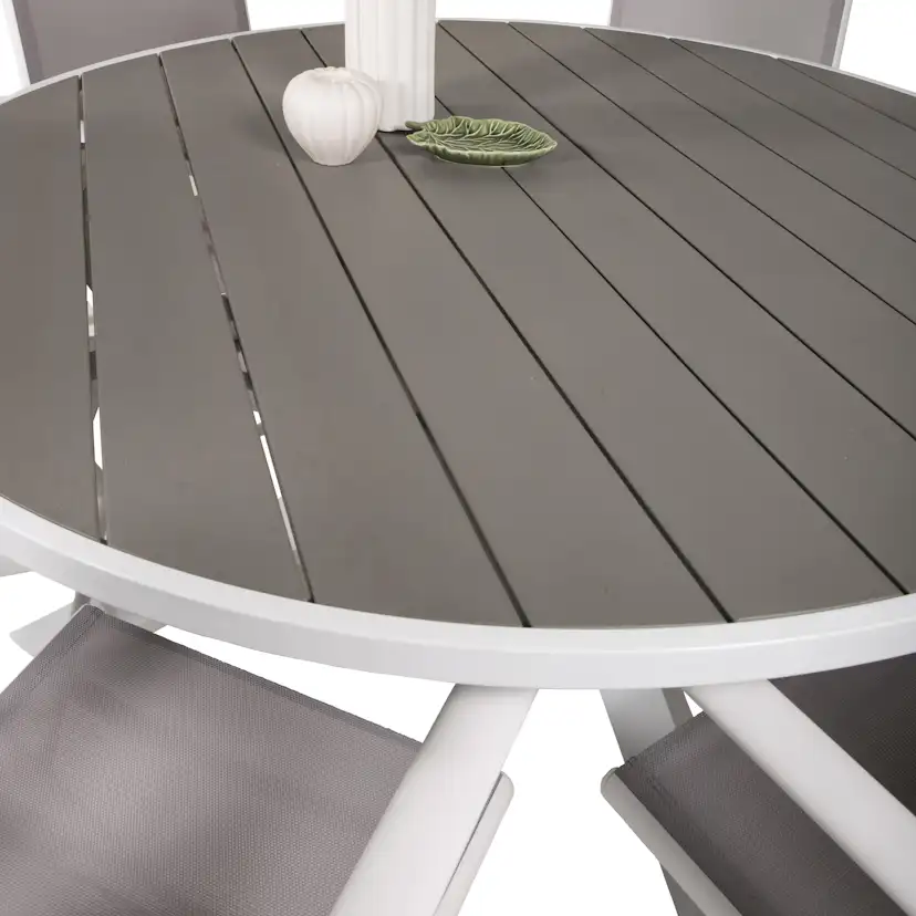 Matgrupp Venture Home Pincy Ø 140 med 6 Bront Stolar