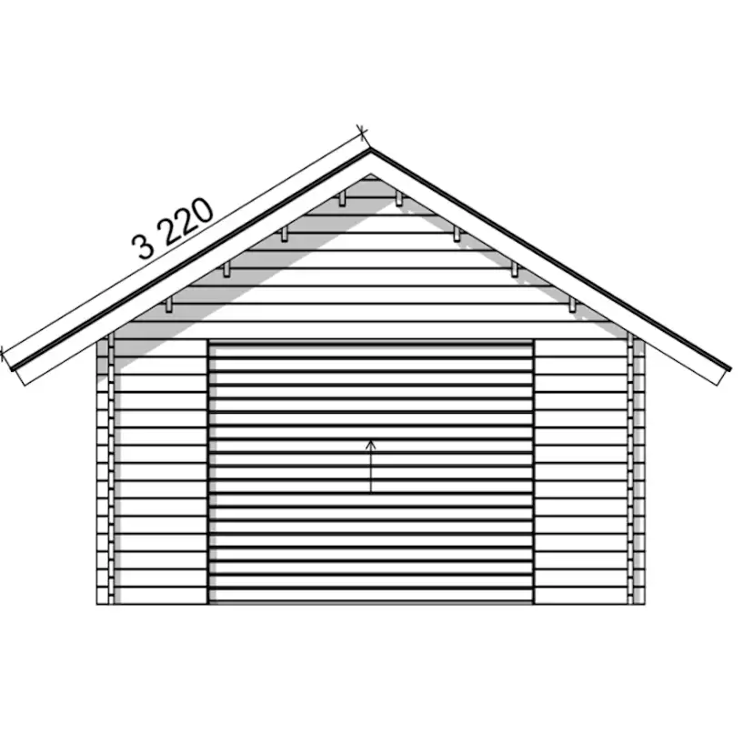 Garage LP Garden AT22L (22 m²)