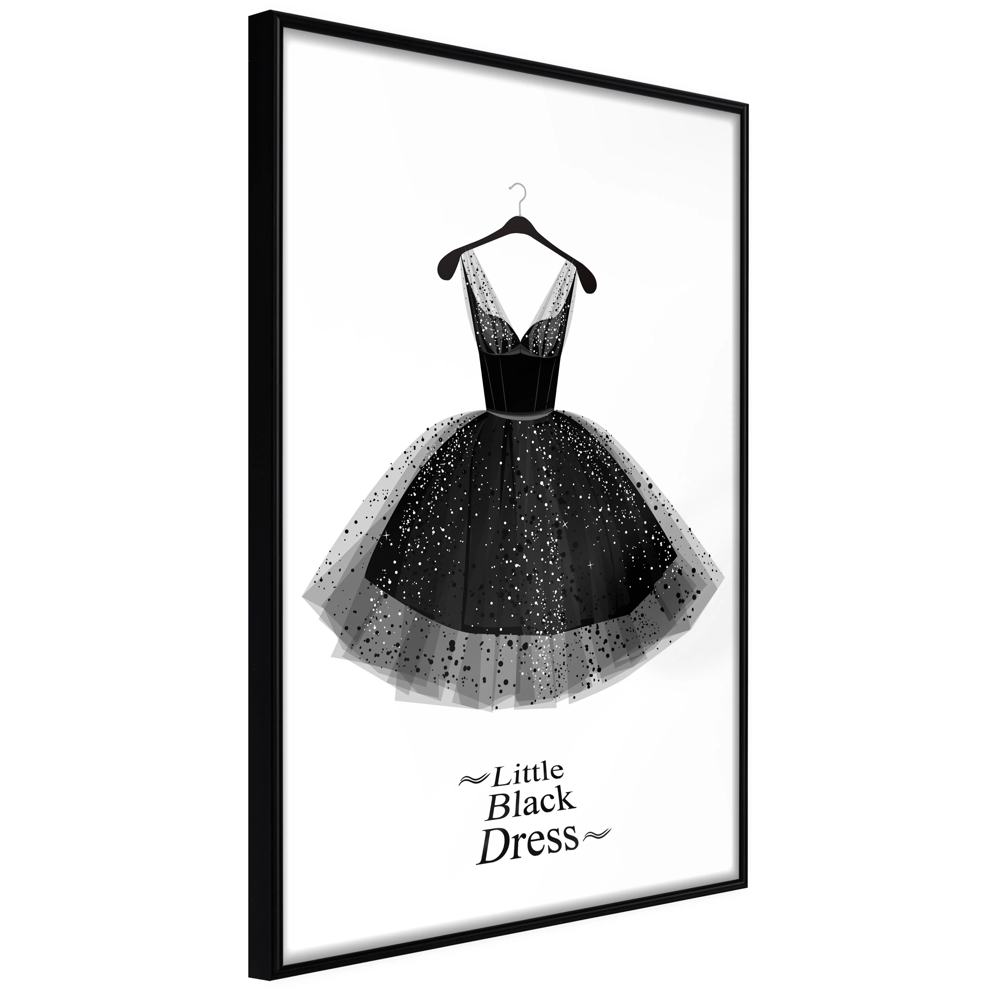 Affisch - Little Black Dress [Poster] 20x30 Svart ram, 20x30 cm