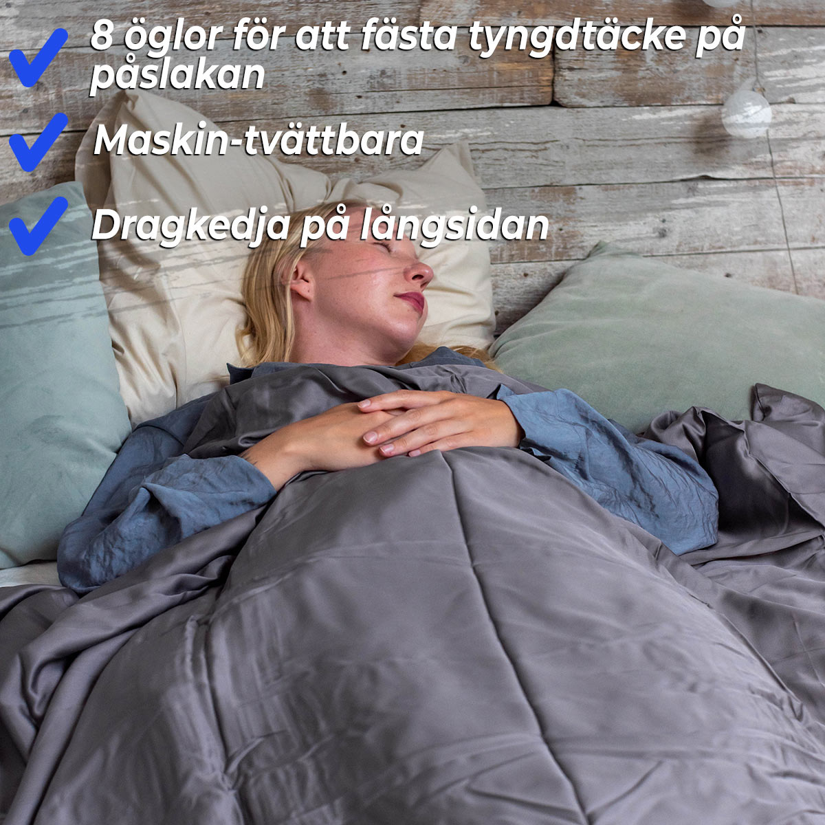 Påslakanset Polar Night Bambu Enkelsäng