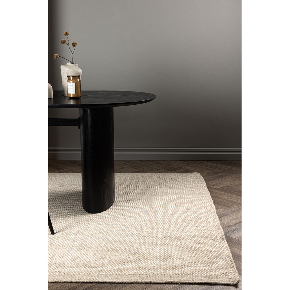 Vilma Wool & Cotton - 230*160-Rectangular-Beige 160x230 cm, Beige