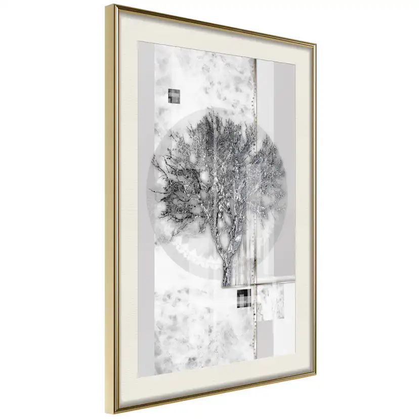 Poster Artgeist Affisch Silver Tree