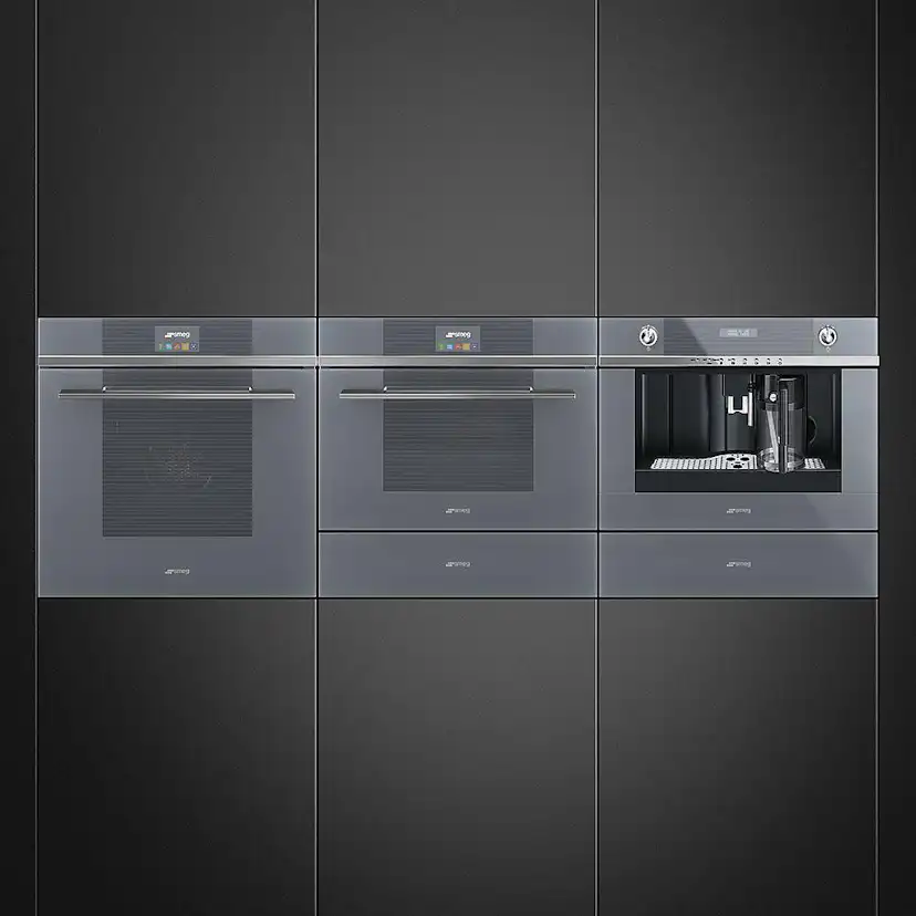Inbyggnadslåda Smeg Linea CP115S Förvaring