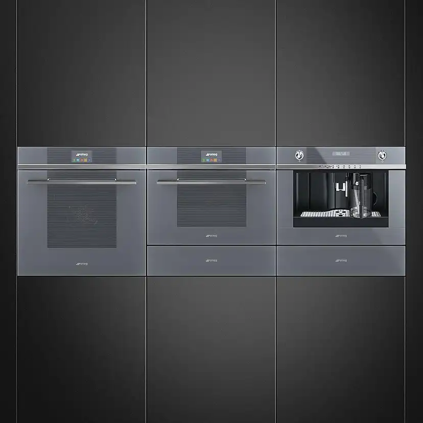 Inbyggnadslåda Smeg Linea CP115S Förvaring