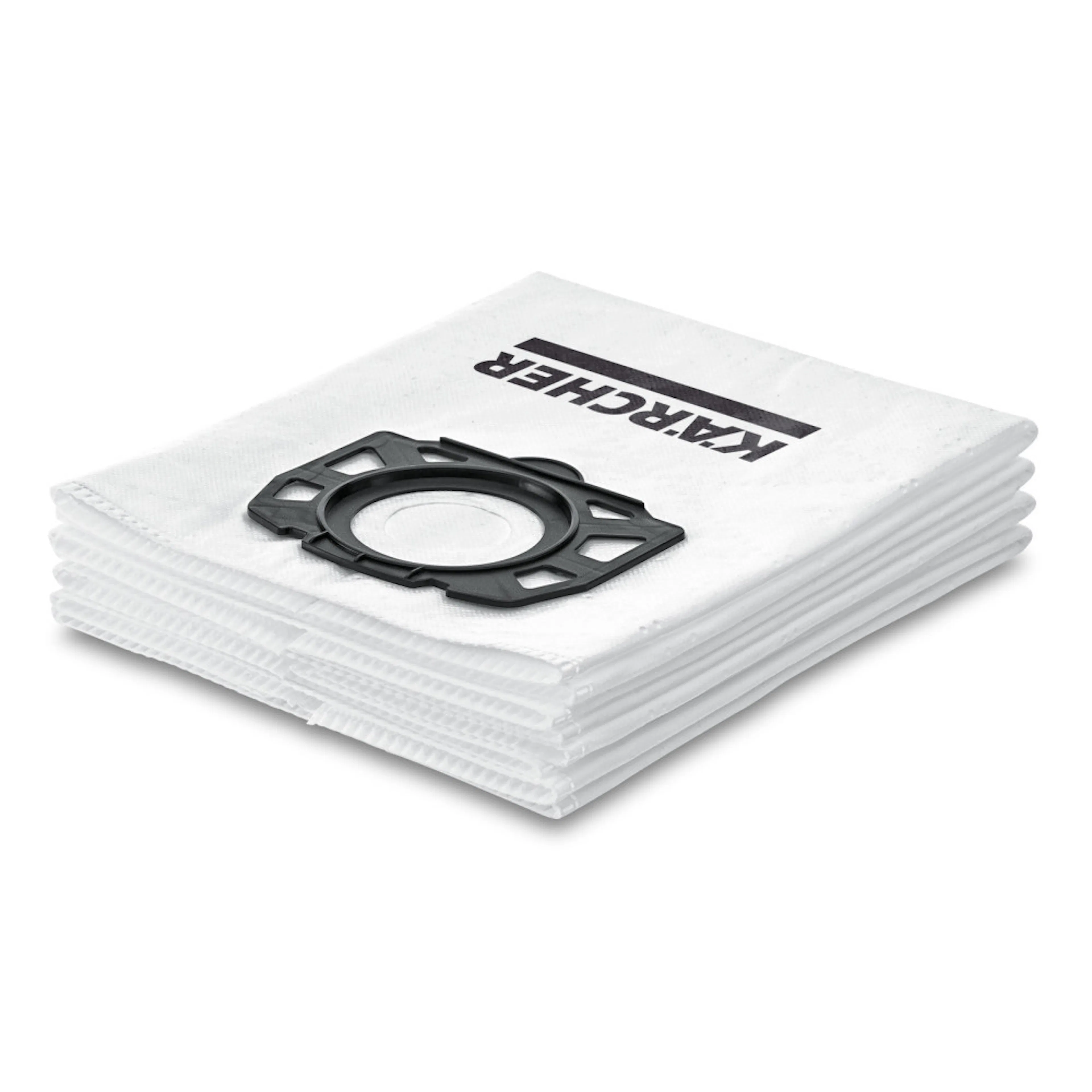 Fleecefilterpåse Kärcher WD 4/5/6 Dammsugartillbehör 4-pack
