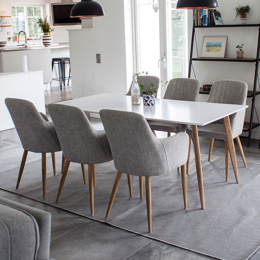 Matgrupp Venture Home Pontus Casper med 6 Stolar