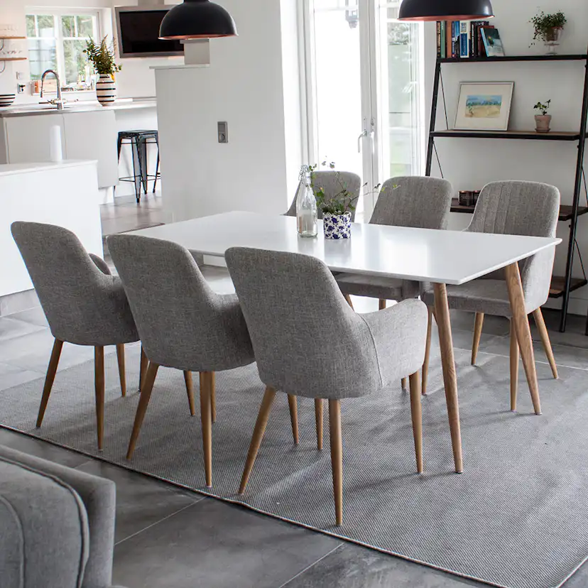 Matgrupp Venture Home Pontus Casper med 6 Stolar