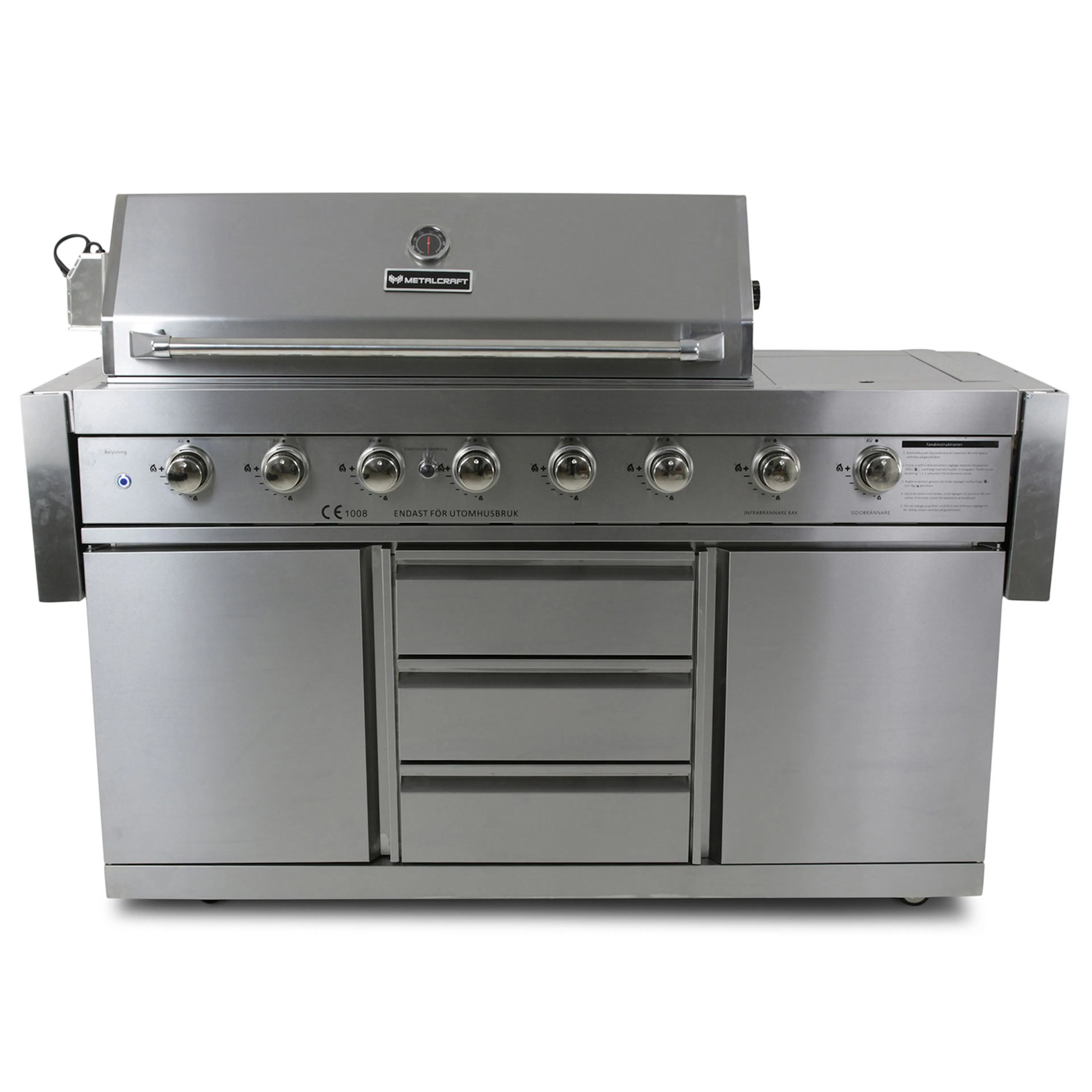 Gasolgrill Metalcraft New Orleans Blackline