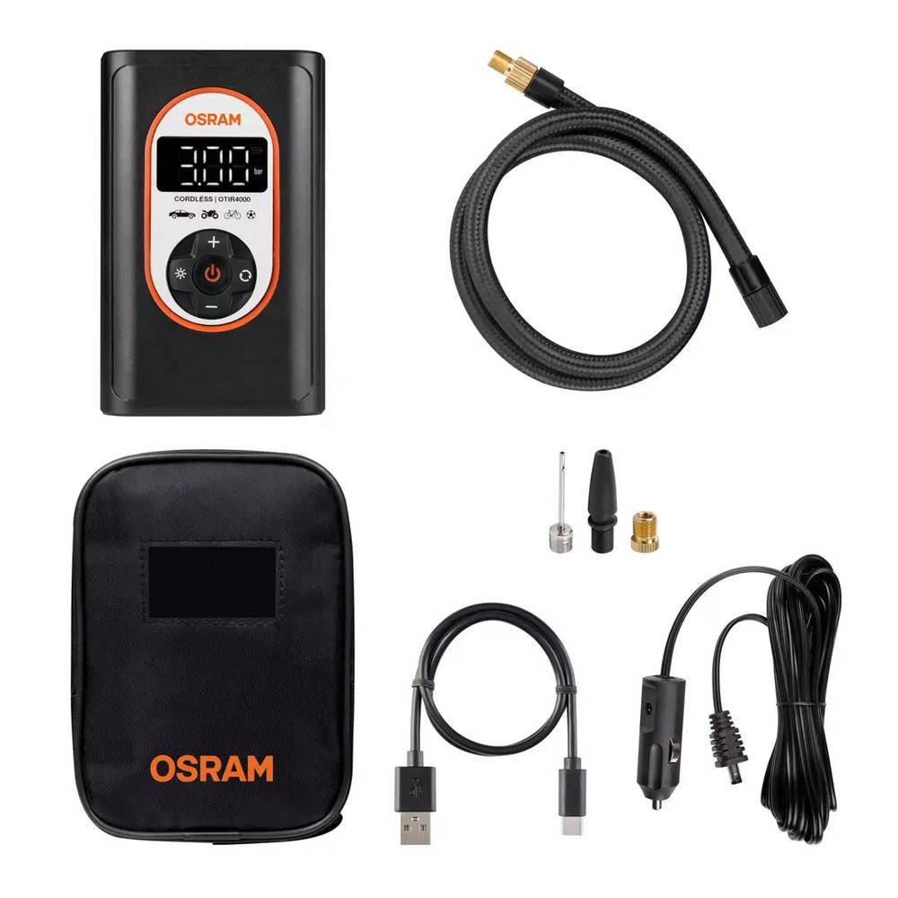 Laddningsbar Osram Luftkompressor Tyreinflate 4000