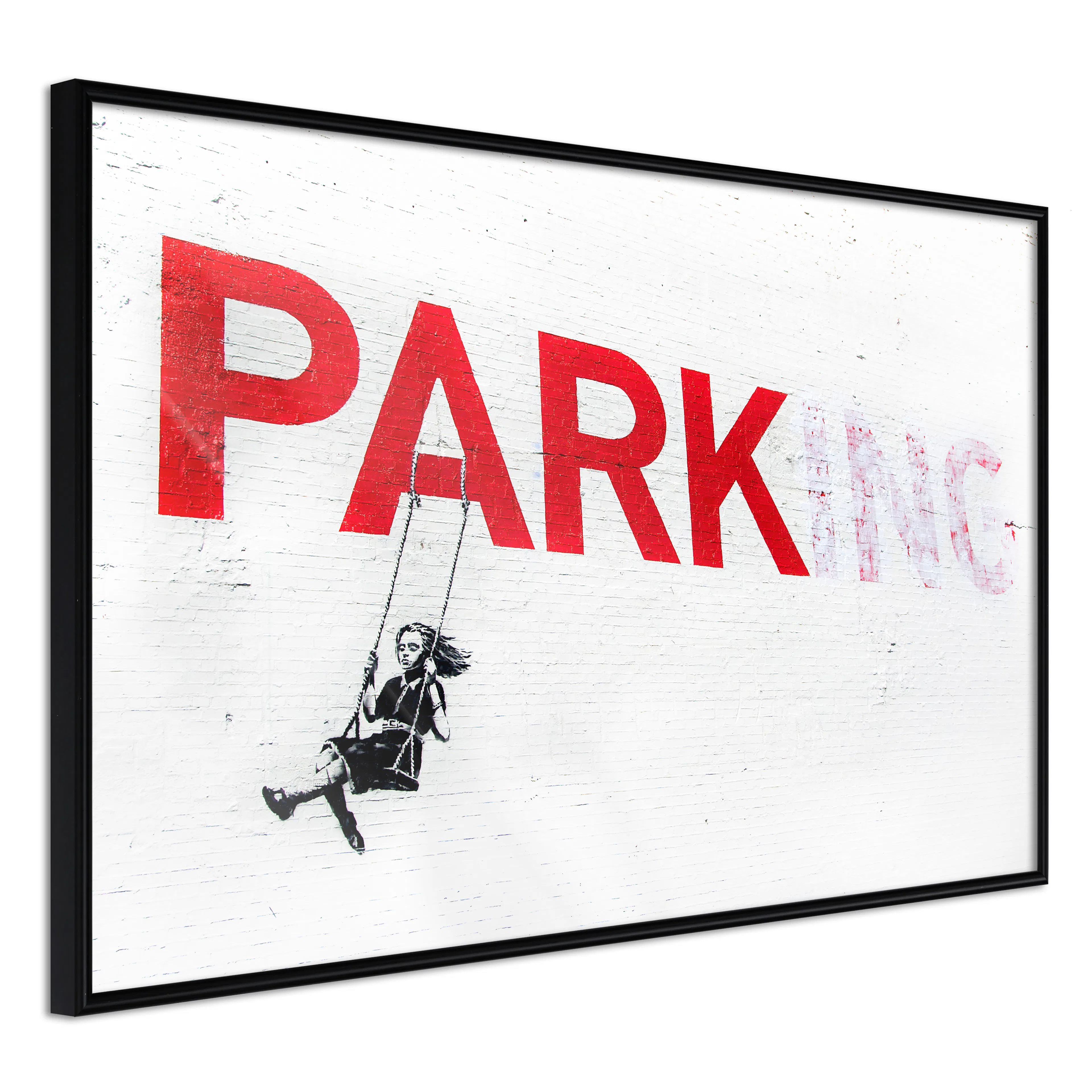 Affisch - Park-ing [Poster] 30x20 Svart ram, 30x20 cm