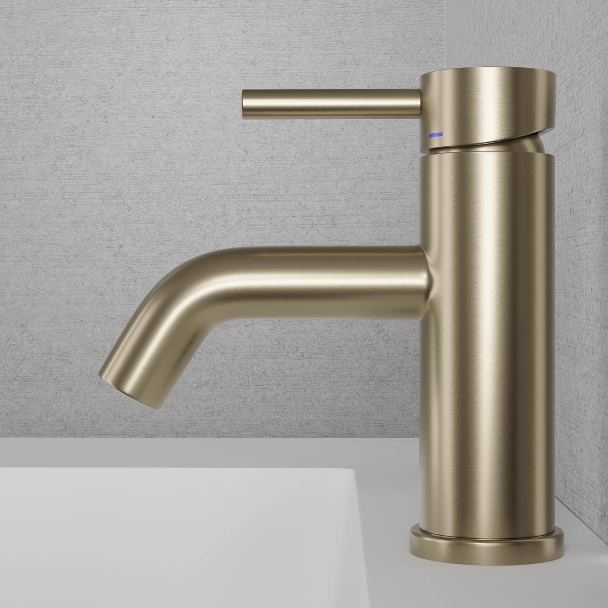 Tvättställsblandare Scandtap Steel Wave