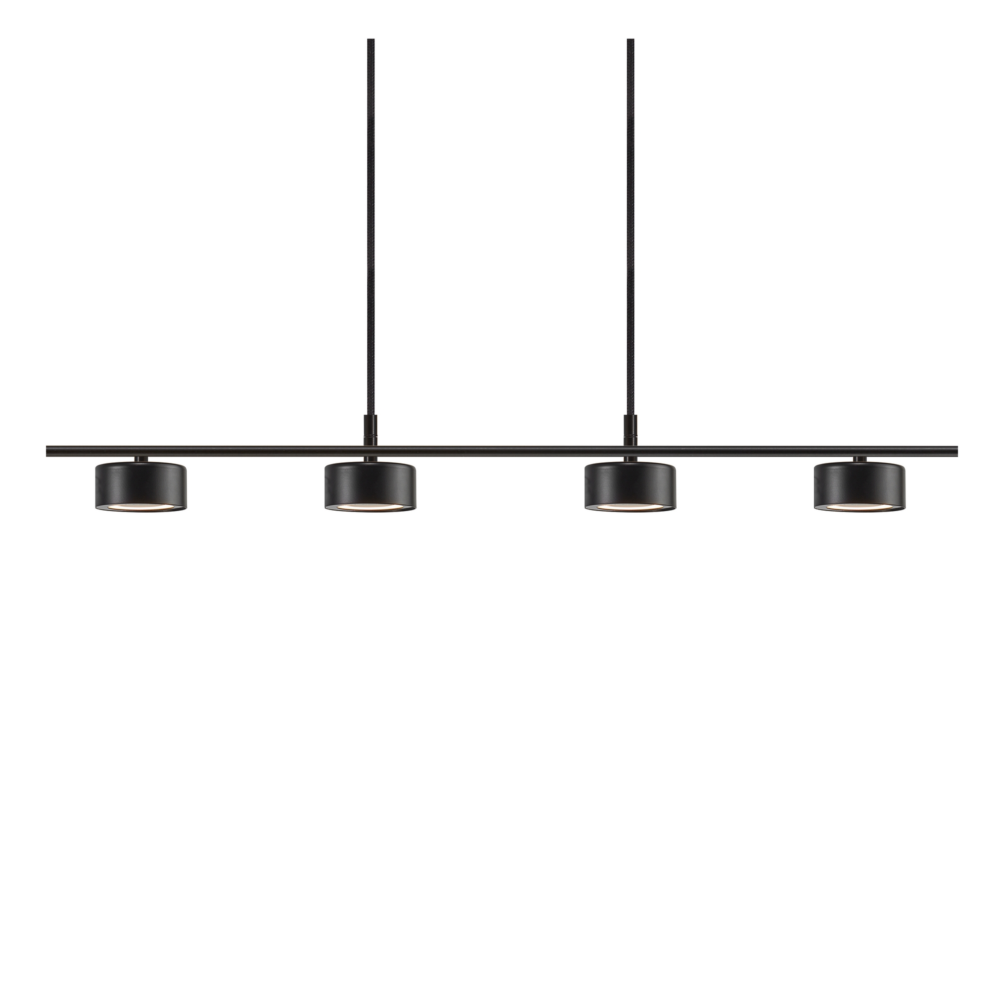 Taklampa Nordlux Clyde Svart 4L Pendel med LED