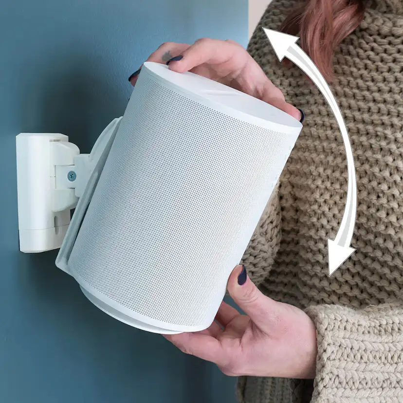 SANUS Väggfäste för Sonos ERA100 Par 2-pack Vit Vit