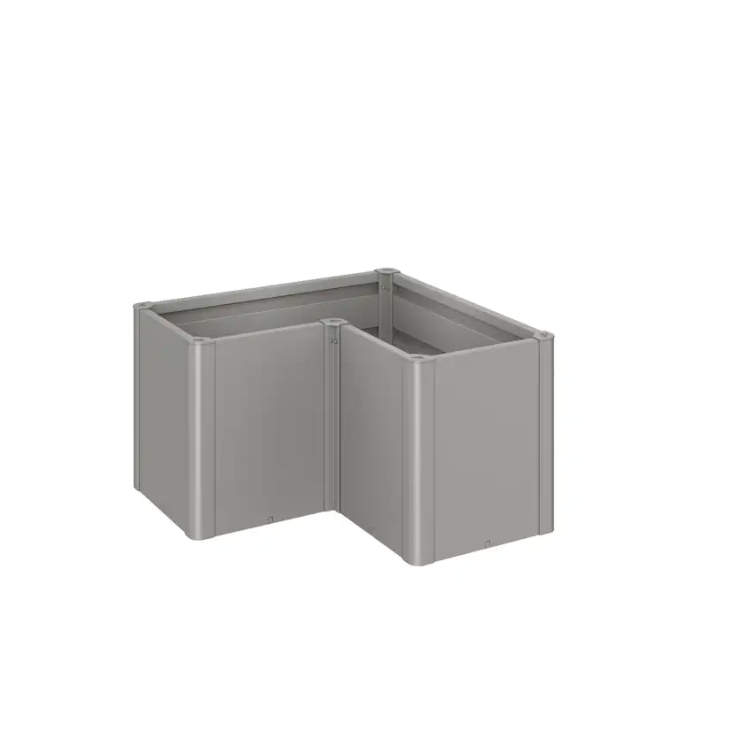 Planteringsbädd Belvedere MIDI storlek L100 metallic kvarts- Kvartsgrå