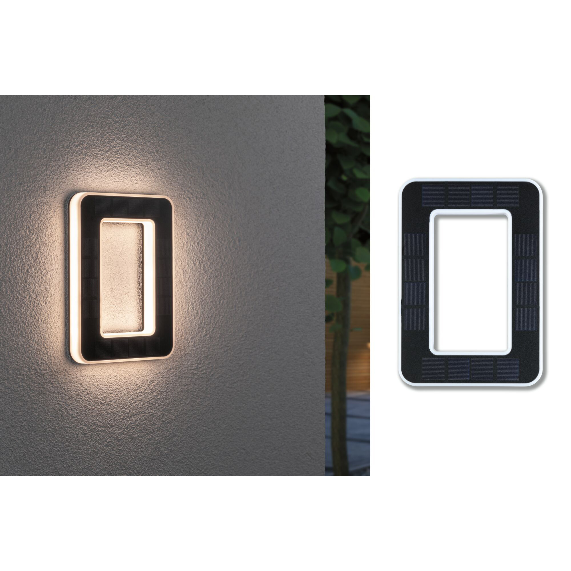 Fasadbelysning Solcell LED Paulmann Husnummer 0-9 med belysning inkl. utbytbart batteri IP44