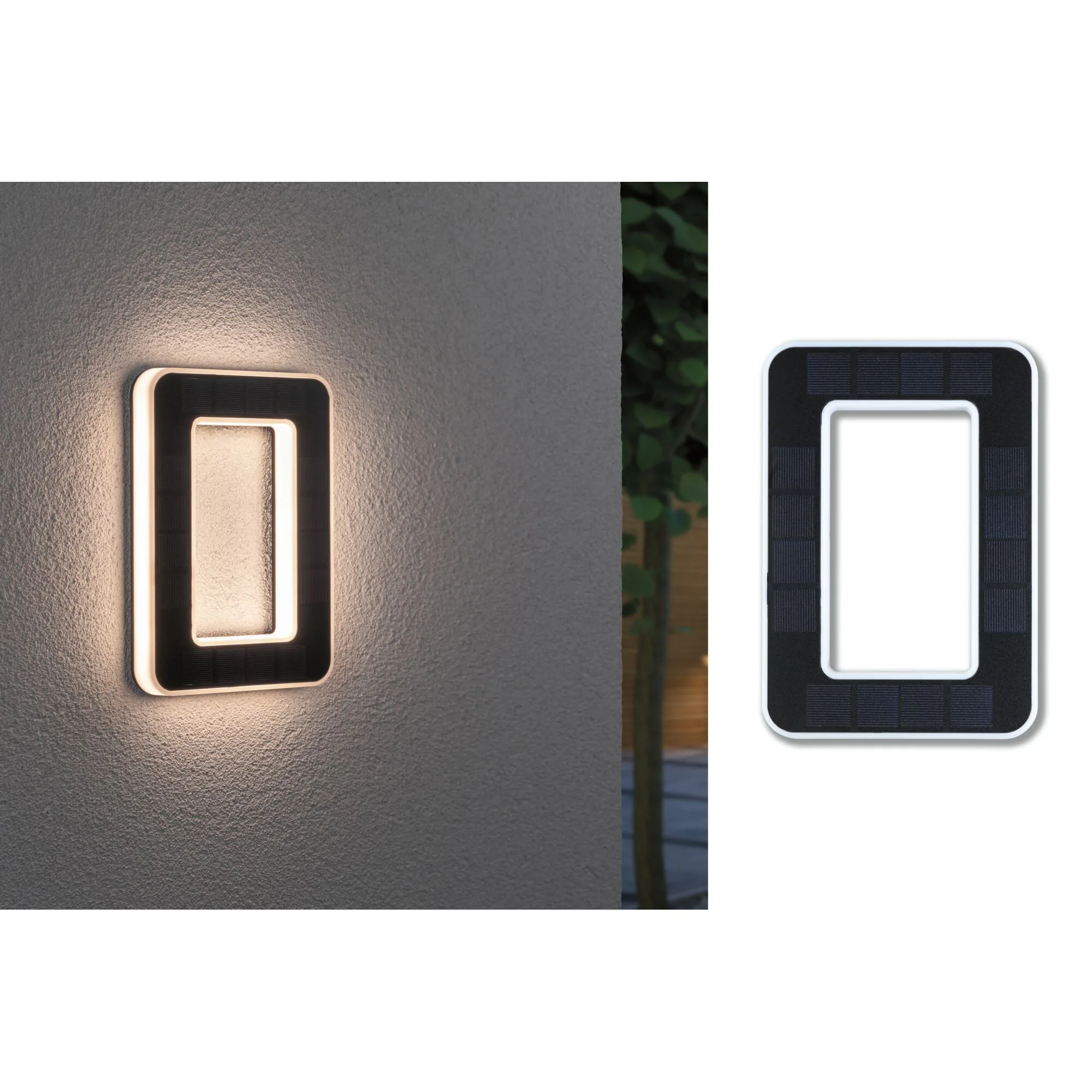 Fasadbelysning Solcell LED Paulmann Husnummer 0-9 med belysning inkl. utbytbart batteri IP44