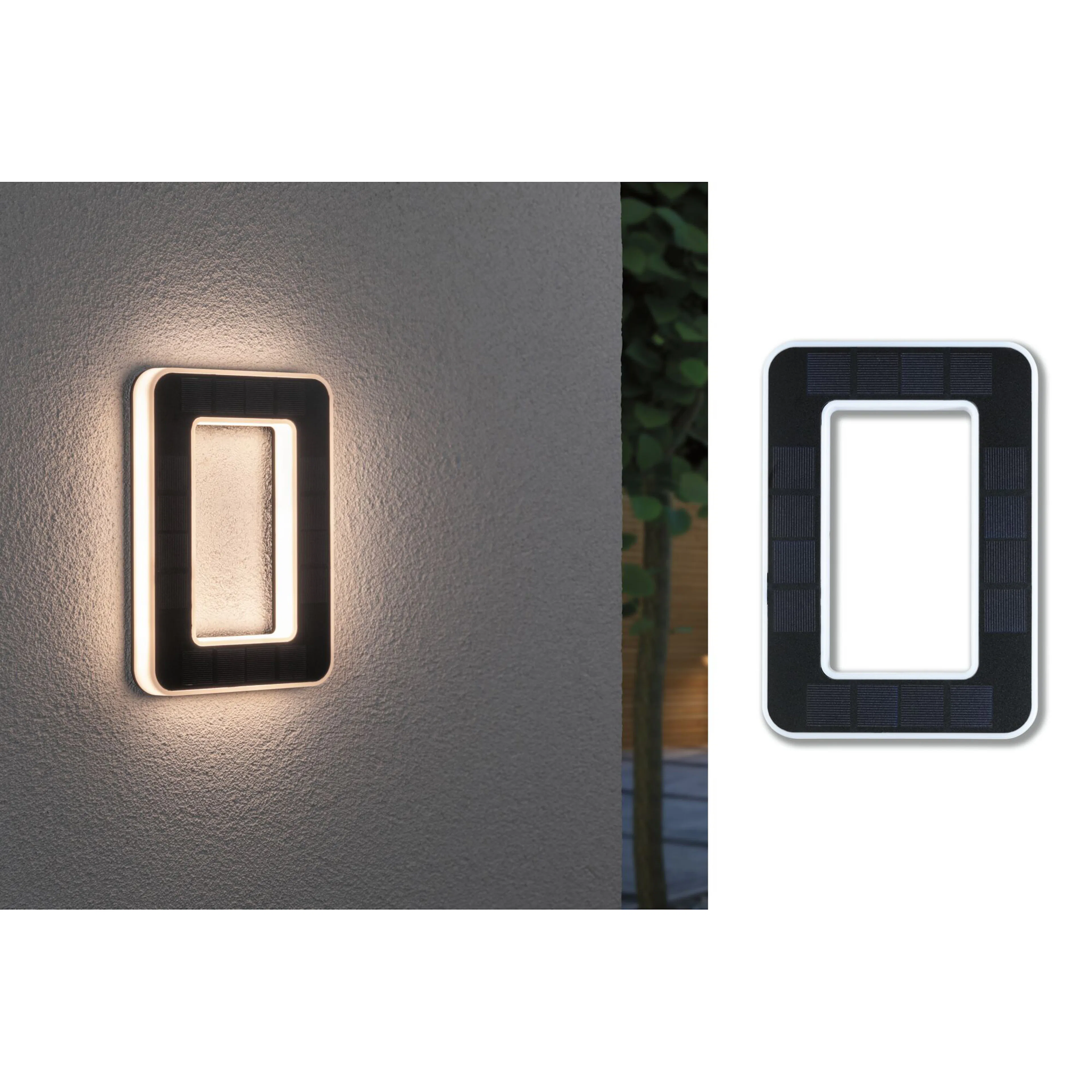 Fasadbelysning Solcell LED Paulmann Husnummer 0-9 med belysning inkl. utbytbart batteri IP44