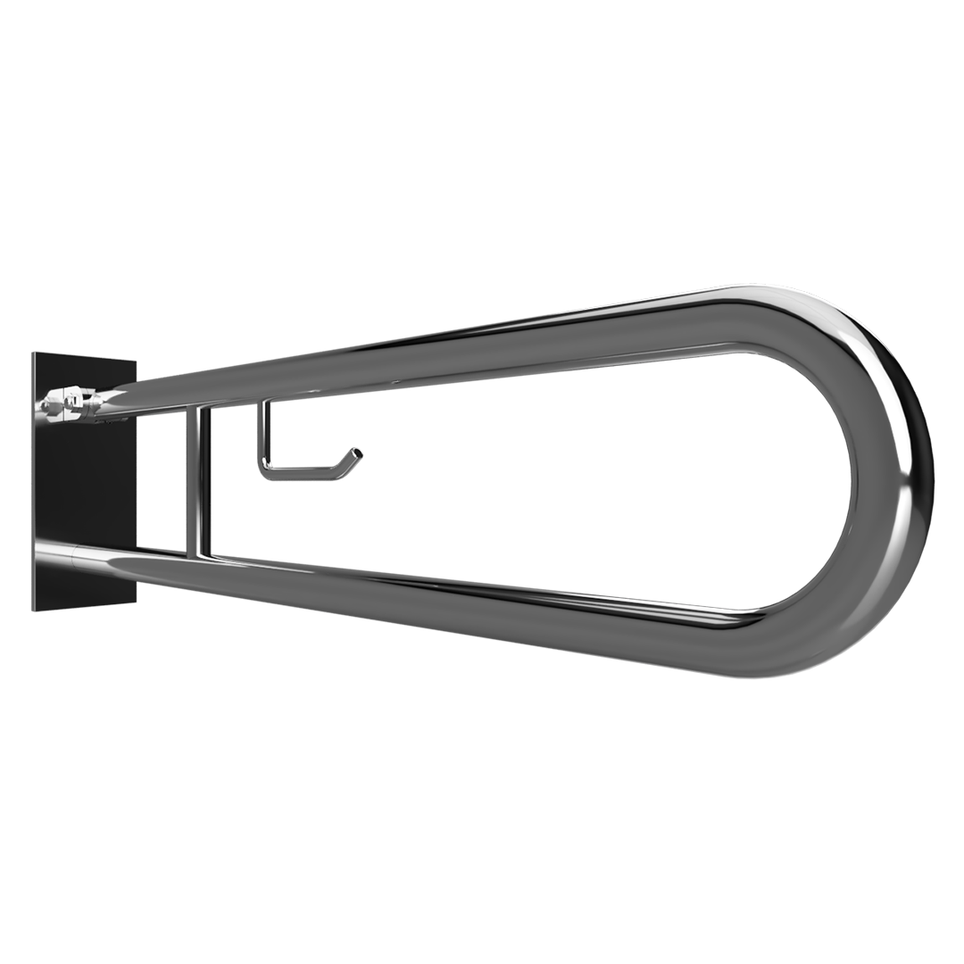 Stödhandtag Bemeta Help Med toalettpappershållare 829 mm