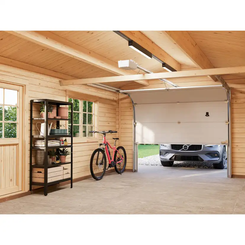 Garage Roger 19,0 m2 med Takskjutport Obehandlad