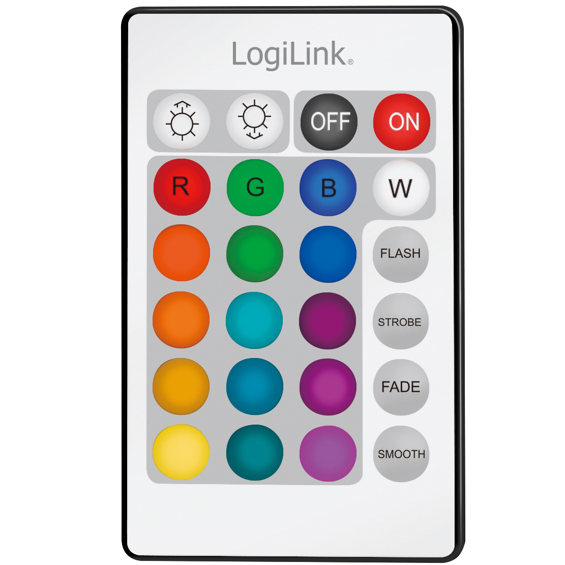 RGB LED-strip LogiLink Med Fjärr 3 m