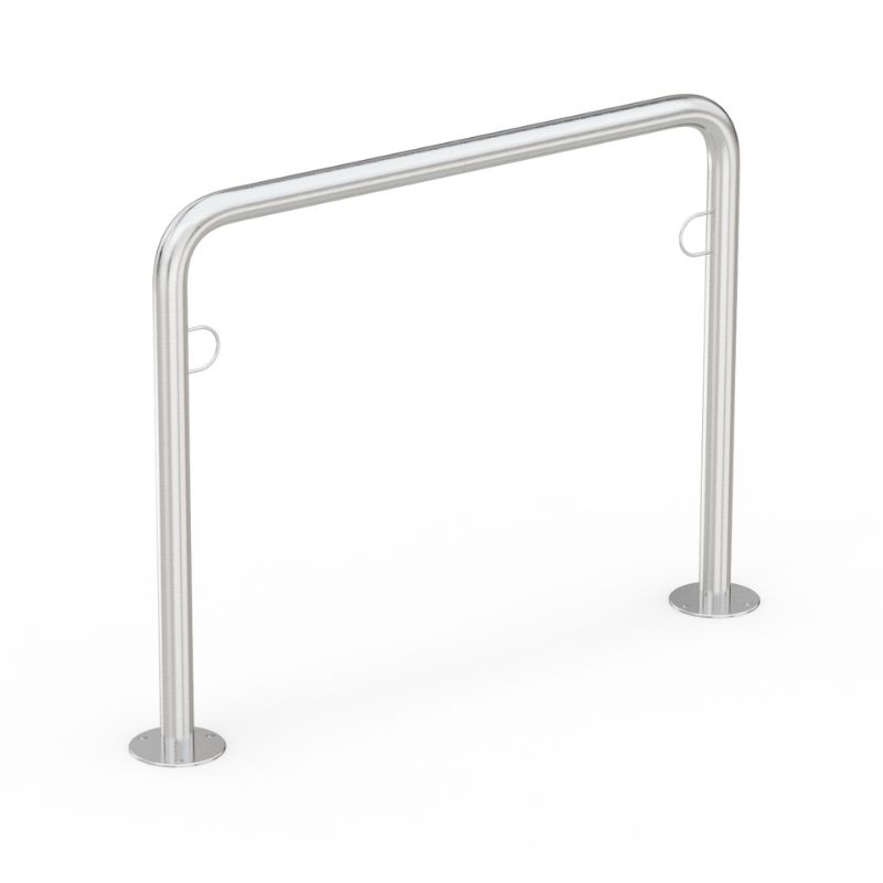 Cykelställ Economy R30 för 2 cyklar – golvmontering, mått - BxH: 1000x800 mm