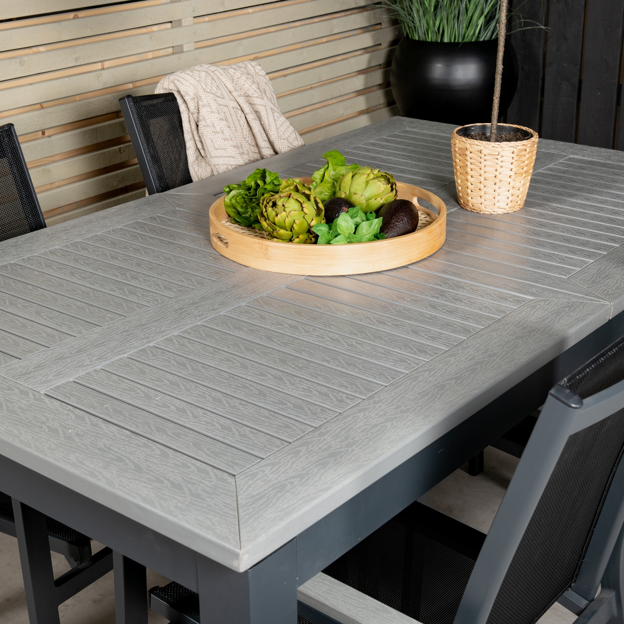 Matgrupp Venture Home Aleyna 160/240 med 4 Pincy Stolar