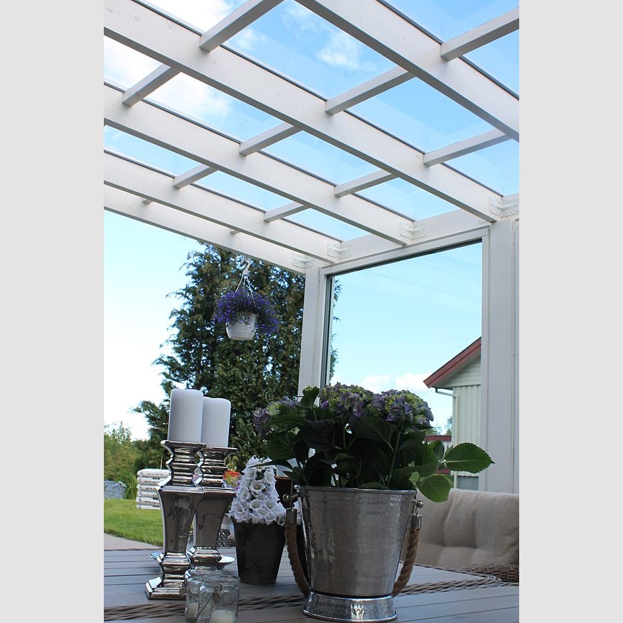 Plastmo SunGlaze komplett tak KLAR LxBxT: 3000x1265x4 mm