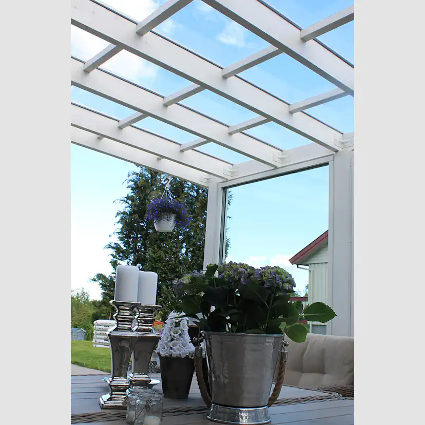 Plastmo SunGlaze komplett tak KLAR LxBxT: 3000x1265x4 mm
