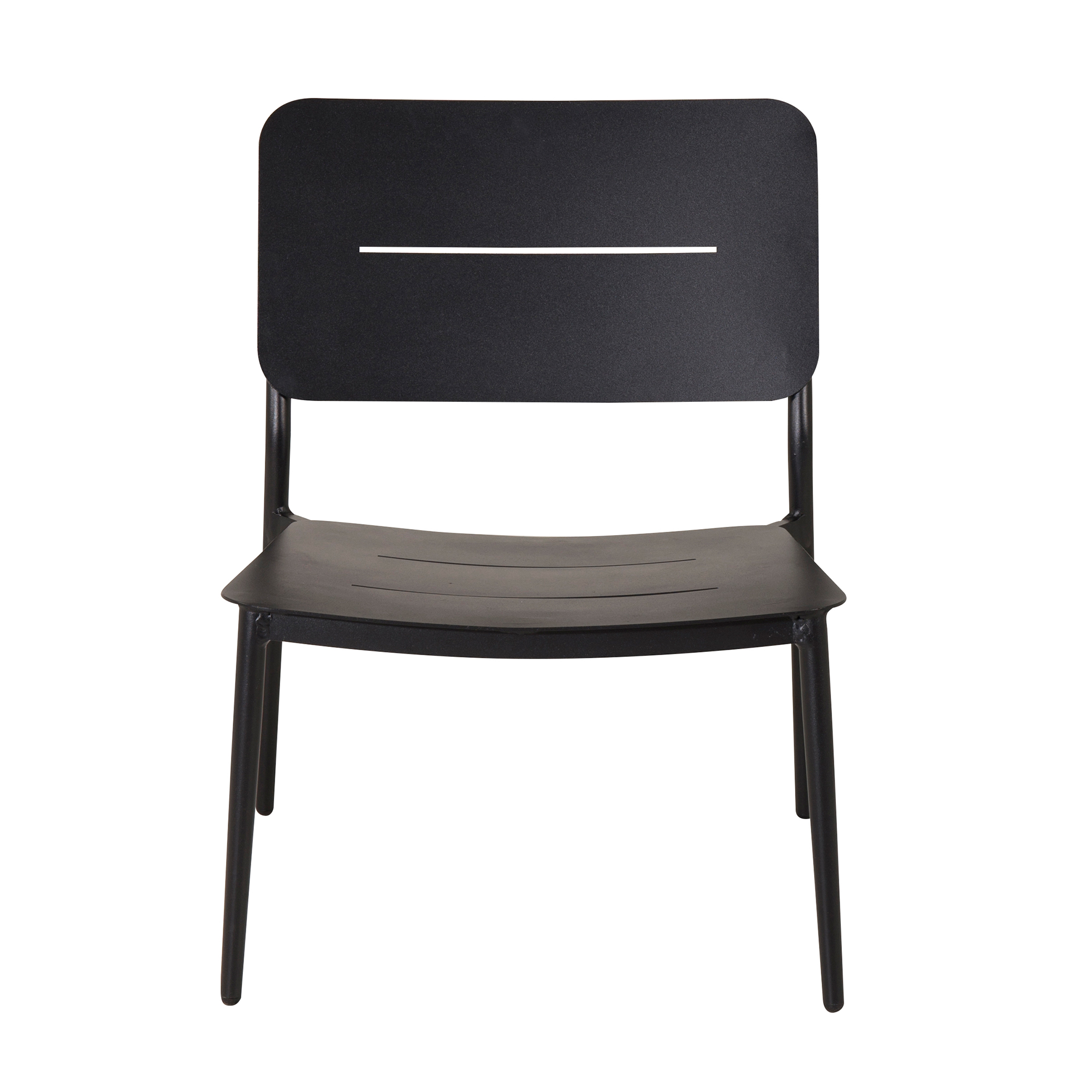 Lina lounge Chair - Black / Black Cushion Svart