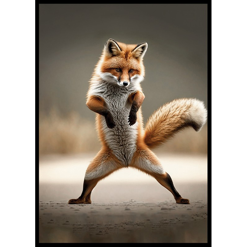 Poster Gallerix Dancing Fox