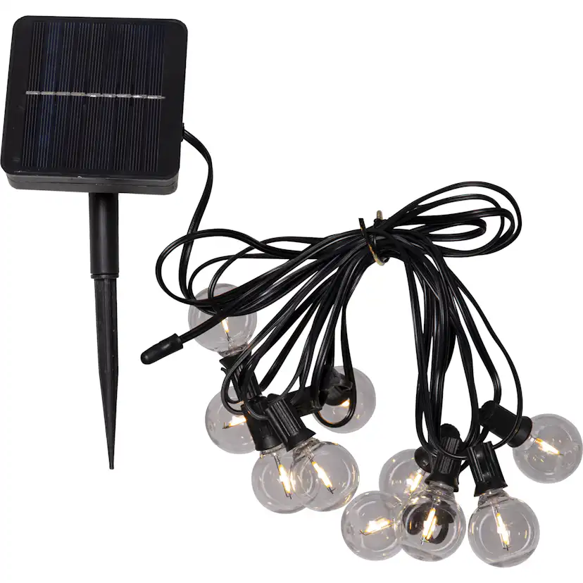 Ljusslinga Solcell Star Trading Globe Mini 2,7m 10st LED-lampor